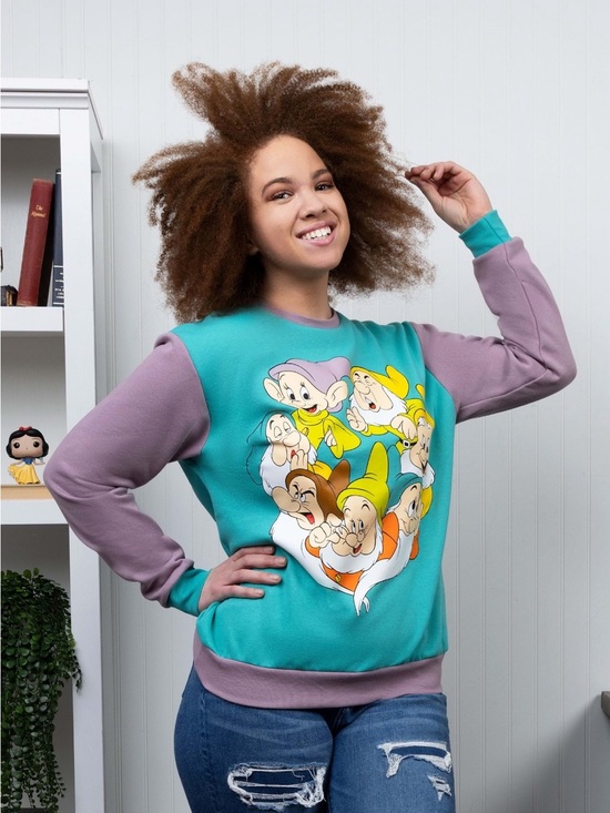 Disney Sweaters - Disney The Seven Dwarfs Crew Neck Sweater by Cakeworthy – 4XL